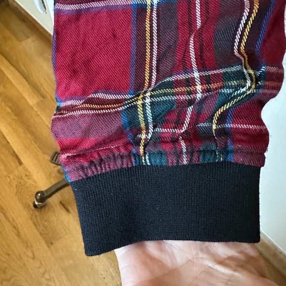 Sanctuary lined plaid zip up jacket. Size small - Picture 5 of 9